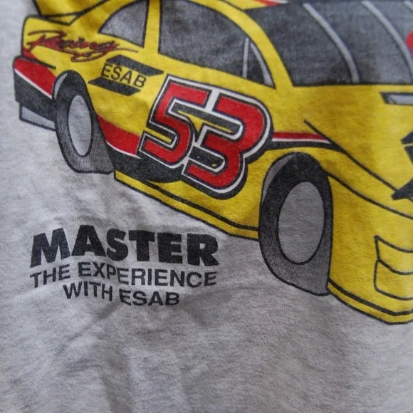 Vintage Richard Petty Racing t-shirt Men's‎ XL "Inside the Ride ESAB Racing" 90s - Picture 3 of 9